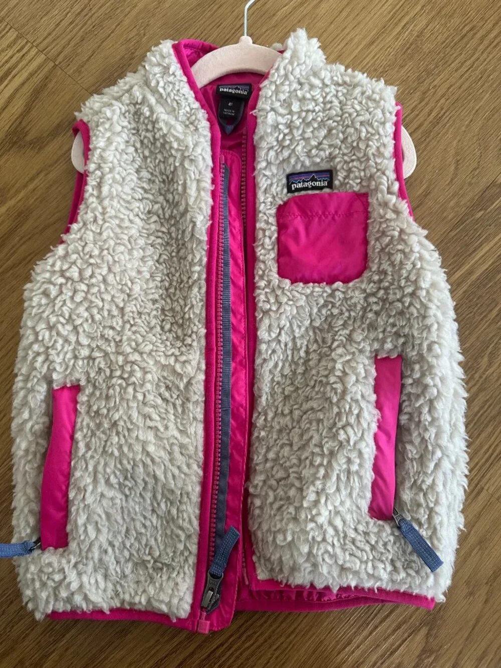 PATAGONIA Retro-X Deep Pile Fleece Sherpa Vest Youth Kids Toddler Size 4T